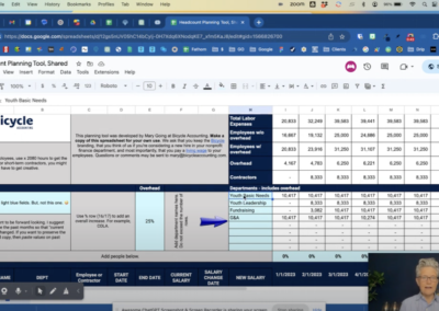 Non-Profit Headcount Planning Tool